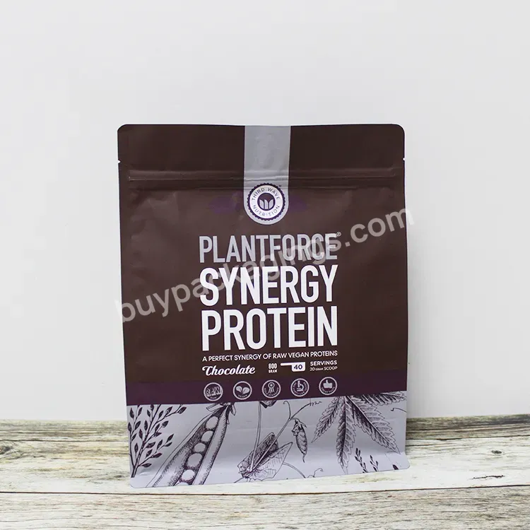 Protein Pouches Salt Packaging Pouch/square Bag For Food Plastic With Pocket Zipper Baby Milk Powder Flat Bottom Pouch - Buy Protein Flat Bottom Pouches,Plastic Flat Bottom Pouch With Pocket Zipper,Flat Bottom Pouch/square Bottom Bag For Food Packaging.