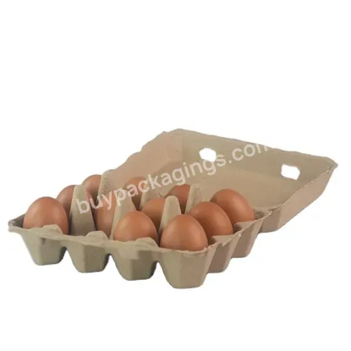 Pulp Egg Cartonwholesale Disposable Recycle Paper Pulp 12 Cells Eggs Carton Bio Degradable Can Be Customized - Buy Eggs Paper Tray,Paper Pulp Egg Tray,Egg Packaging.