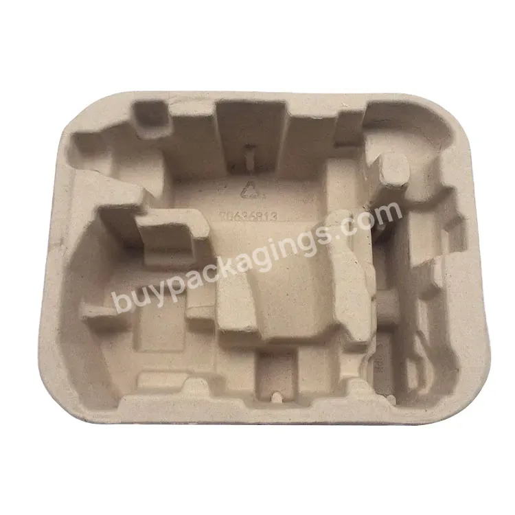 Pulp Packaging Trays Sustainable Eco Friendly Products Pulp Moulded Process Type And Accept Custom Order Recycled Paper Cn;gua