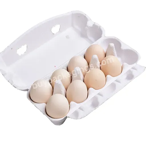 Pure White Egg Carton Manufacturer Biodegradable Egg Box Cardboard Pulp Egg Carton 24 Cells 30 Cells 60 Cells Customized Design - Buy 10 Egg Tray Caton,10 Holes Eco Friendly Tray Carton,10 Cells Quail Egg Box.
