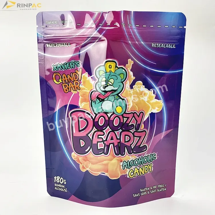 Purple Holographic Reusable Resealable Packing Logos Print Customized Stand Up Pouches Clear Front - Buy Stand Up Pouches Clear Front,Clear Packaging Stand Up Pouches Clear Front,Seal Liquid Grade Stand Up Pouches Clear Front.