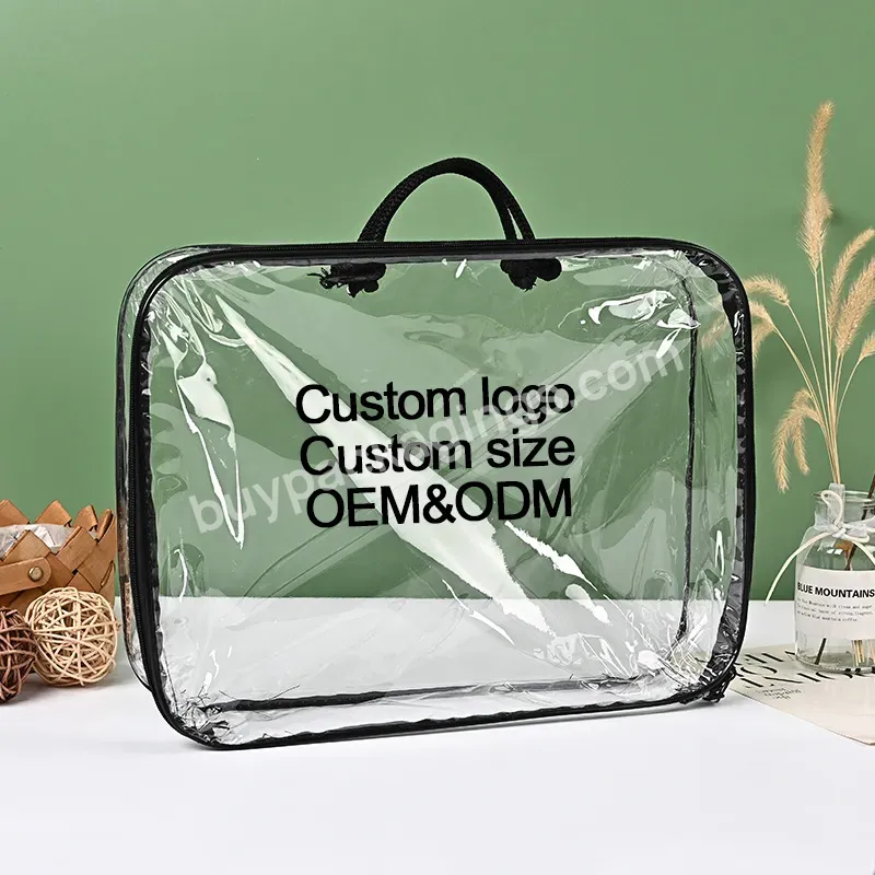 Pvc Blanket Zipper Bag Transparent Packing For Bed Sheet Plastic Packaging With Customize Logo - Buy Pvc Bag,Bedding Bag Zipper Clear Pvc Bag For Pillow Pvc Blanket Bag Pvc Zipper Bag Transparent Packing For Bed Sheet,Pvc Bedding Bag Pvc Bags For Bed