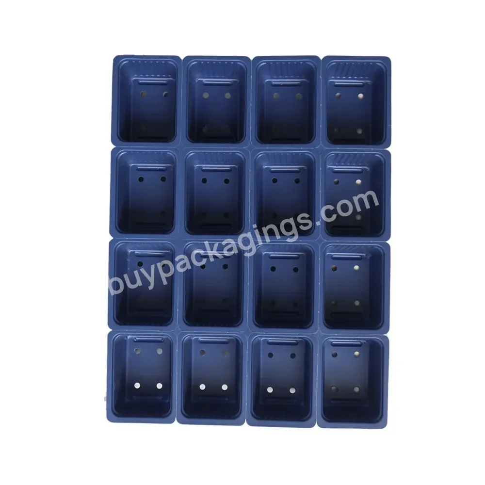 Pvc Plastic Rice Nursery Plant Seed Starter Growing Tray Plastic Seed Germination Tray For Farm