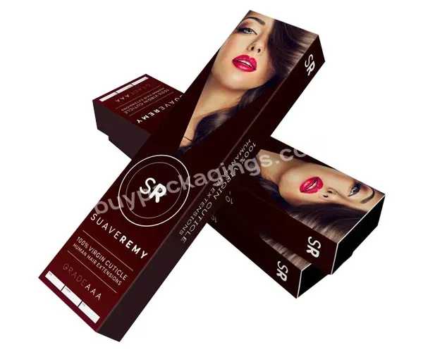 Qingdao Wholesale Custom Logo Cardboard Wig Packaging Boxes Hair Extension Packing Box With Logo - Buy Hair Extension Packing,Hair Packaging Box,Wig Packaging.
