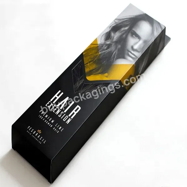 Qingdao Wholesale Custom Logo Foldable Luxury Cardboard Hair Extension Packaging Box Wig Package Box - Buy Hair Packaging,Hair Extension Packaging Box,Wig Packaging.