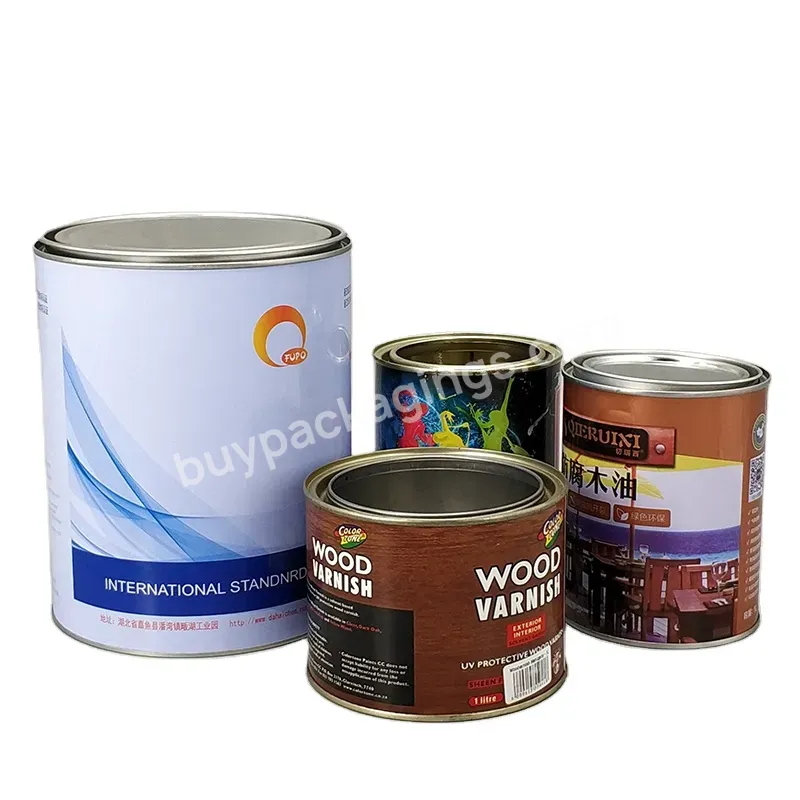Quart Pint Gallon Tin Pail With Metal Clip From 500ml To 25l Steel Tin Can Packing Paint And Oil - Buy Quart Pint Gallon Tin Pail With Metal Clip,Empty Paint Cans Size,500ml To 25l Steel Tin Can Packing Paint And Oil.