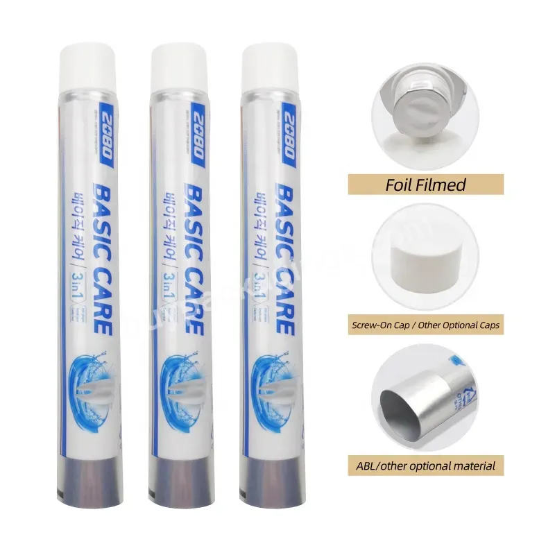 Re Cycable Customized Plastic Aluminium Tube Cosmetic 60g 90g 20ml Screw Lid Squeeze Glue Tubes For Toothpaste - Buy Squeeze Glue Tubes,Toothpaste Tube Bpa Free,Display Tube.