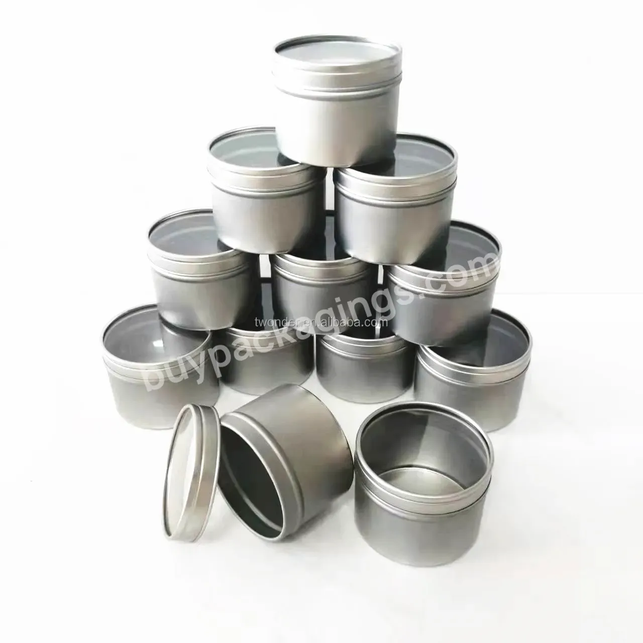 Ready To Ship Factory Wholesale Clear Window Spice Tin Small Tin Can With Window D60xh45mm D90*h20 D90*h35 D90*h40 - Buy Small Window Tin Box With Foam Insert,Mini Custom Logo Metal Tin Box For Gift Mint Candy,Wholesale Tin Cans With Clear Window Sma