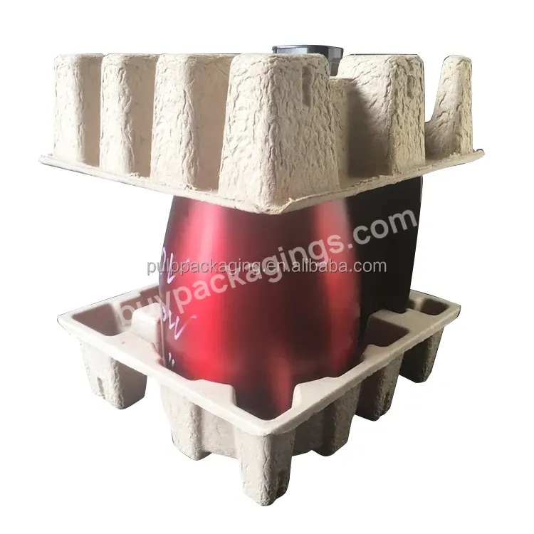 Rec Take Away Container Sustainable Bagasse Fiber Dinnerware Biodegradable Sugarcane Paper Food Custom Moulded Pulp Packaging - Buy Biodegradable Molded Wine Coffee Cup Holder Tray Custom Moulded Pulp Packaging,Paper Pulp Tray,Bagasse Packaging Custo