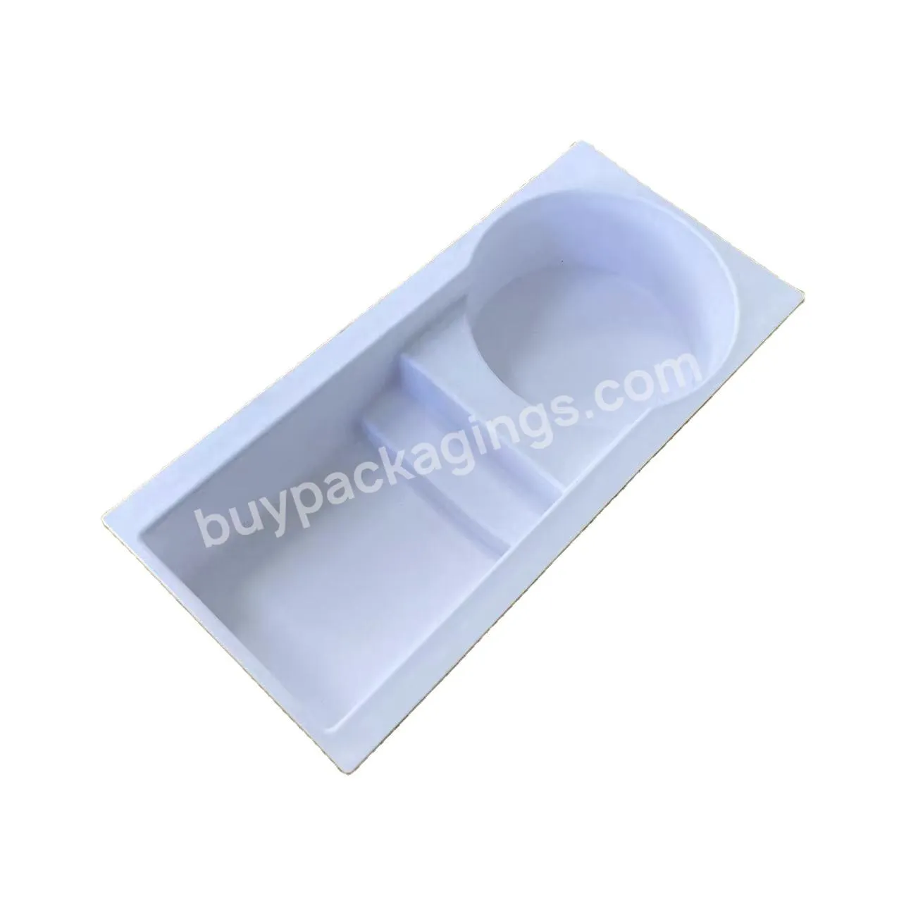 Recommend Custom Logo Degradable Full Color Bagasse Folding Paper Small Electronic Product Serving Tray Packaging