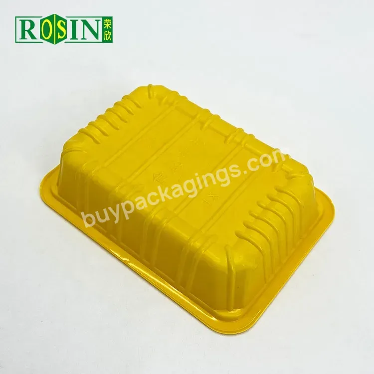 Rectangular Decomposable Polystyrene Disposable Plastic Food Trays For Food - Buy Polystyrene Trays For Food,Decomposable Food Trays,Rectangular Food Tray.