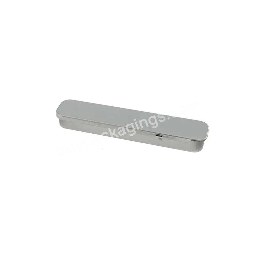 Rectangular Metal Mint Storage Tins Child Resistant Sliding Tin Box For Single Pcs Or 2 Pcs