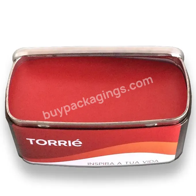 Rectangular Napkin Holder Metal Tin Box - Buy Napkin Holder Metal Tin Box,High Quality Tin Napkin Holder,Red Metal Napkin Holder With Tissue.