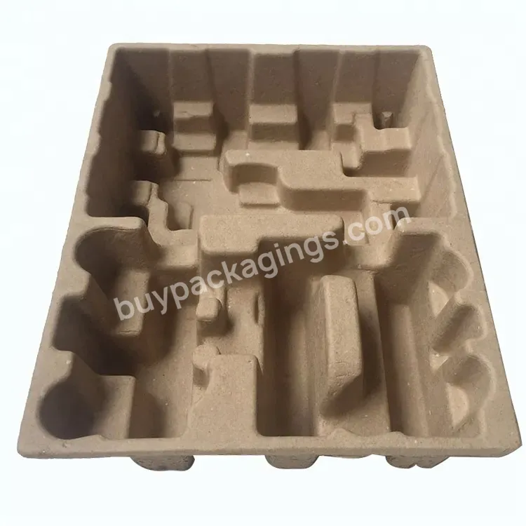 Recyclable Cardboard Dry Press Molded Inner Packaging Paper Pulp Moulding Tray - Buy Inner Packaging,Packaging Tray,Paper Pulp Tray.