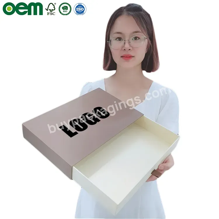 Recyclable Custom Color Reasonable Price Cardboard Slide Drawer Box Packaging Clothing - Buy Eco Friendly Packaging Drawer Box,Competitive Price Gift Packaging Box Drawer Box,Packaging Small Drawer Kraft Gift Box Packaging.