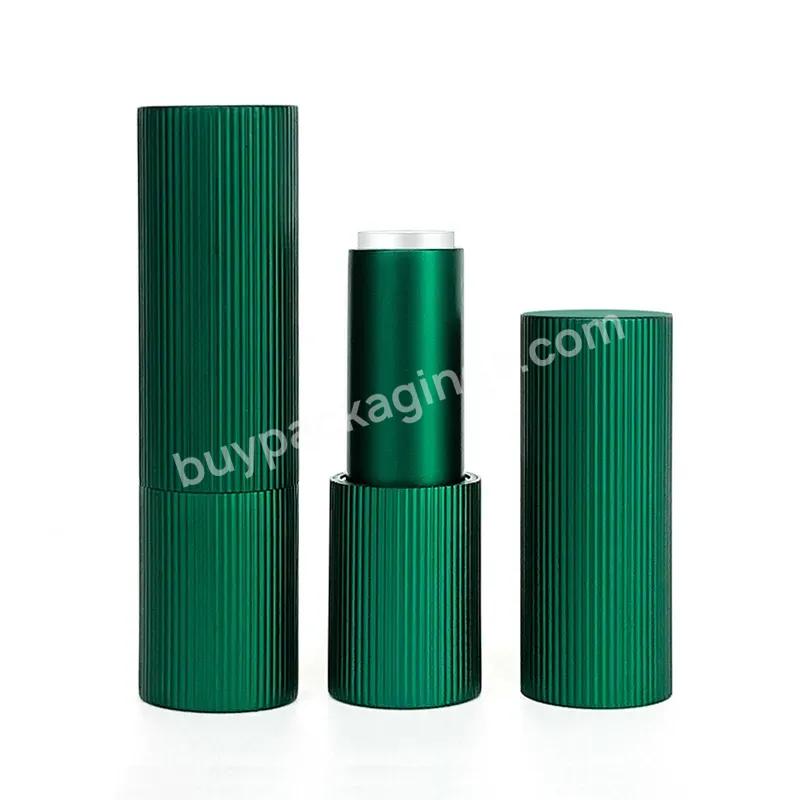 Recyclable Custom Empty Cosmetic Packaging Eco Friendly Aluminumlipstick Chapstick Container Lip Balm Tube - Buy Metal Lipstick Tube,Aluminum Lipstick Containers,Lipstick Tube For Cosmetic Packaging.
