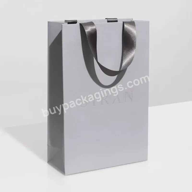 Recyclable Elegant Small Size Cosmetic Paper Gift Bags With Handles Food Shopping Thank You Bags - Buy Apparel Packaging Bags,Paper Gift Bags With Handles,Cosmetic Bag.