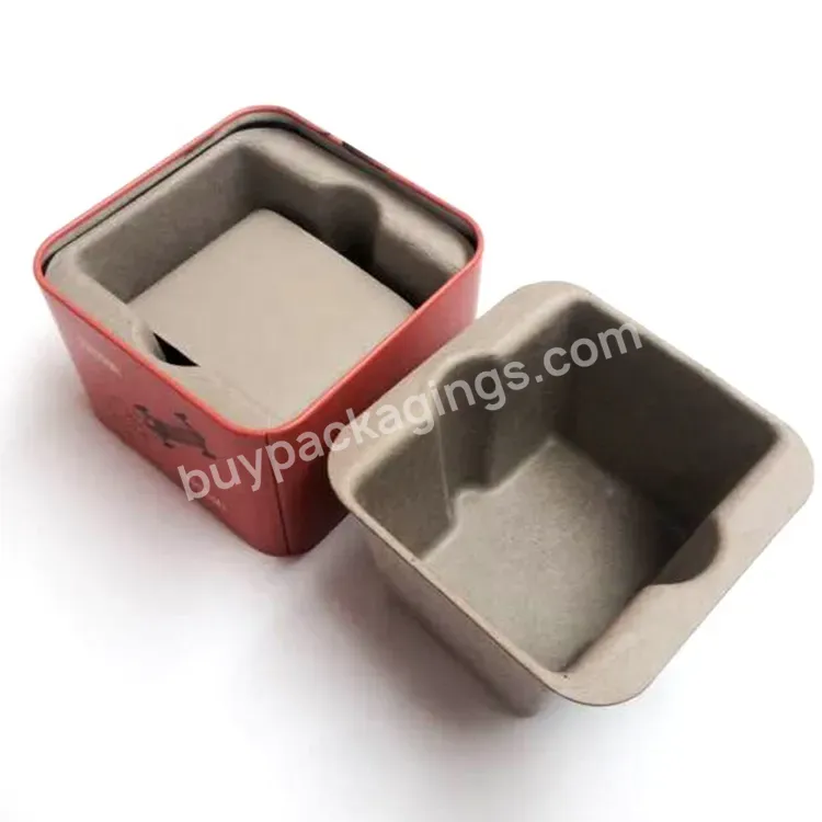 Recyclable Molded Pulp Inner Watch Tray Molded Pulp Inner Packaging Grey - Buy Molded Pulp Tray,Watches Packaging Trays,Molded Paper Pulp Packaging.