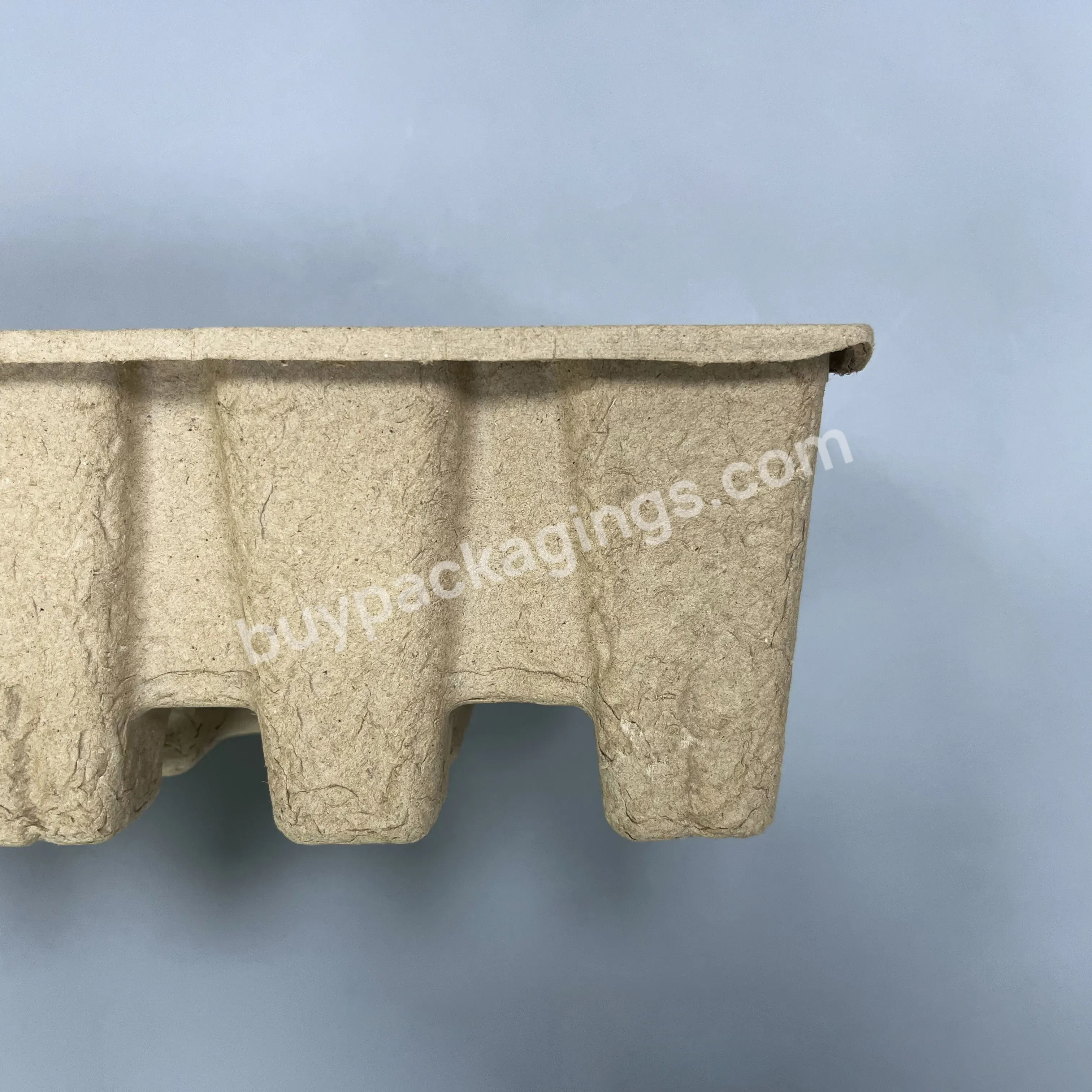Recyclable Molded Pulp Protective Dry Press Tray Packaging Tray Insert Dry Press Sugarcane Material - Buy Pulp Molded Paper Packaging Tray Insert,Biodegradable Paper Pulp Moulded Starter Tray Packaging,Custom Recyclable Molded Pulp Protective Dry Pre