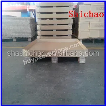 Recyclable Packaging Paper Pallet With Collar /shanghai Shichao