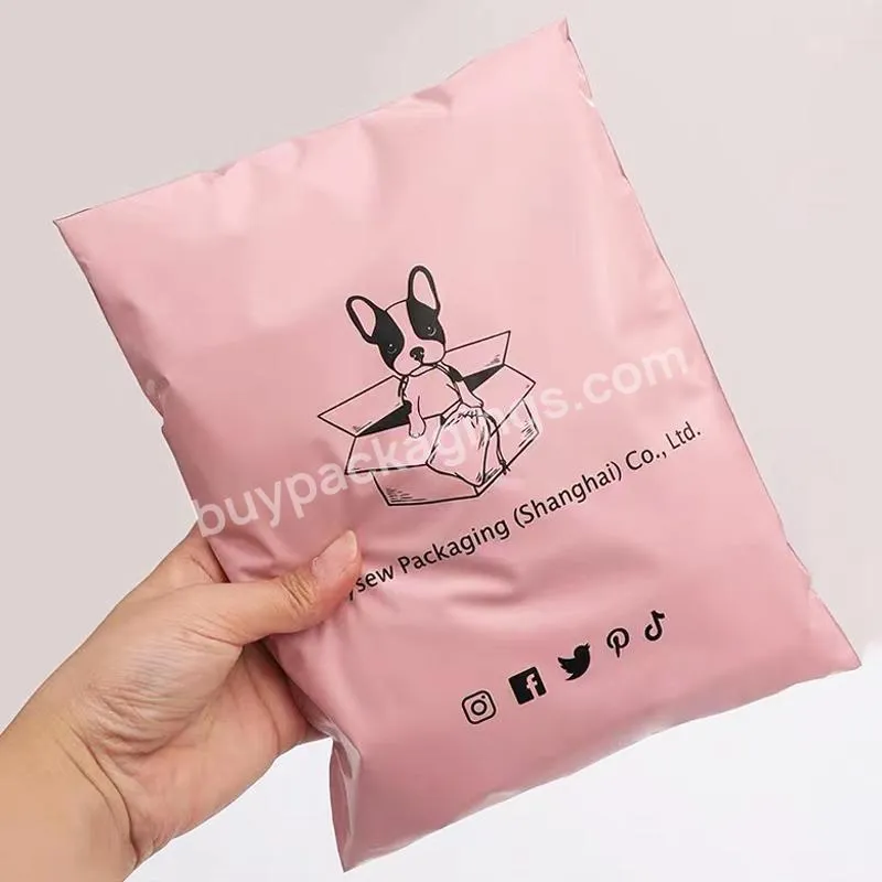 Recyclable Poly Mailer Custom Shipping Bags For Clothing Envelope Plastic Courier Bag Custom Logo Biodegradable Mailing Bags