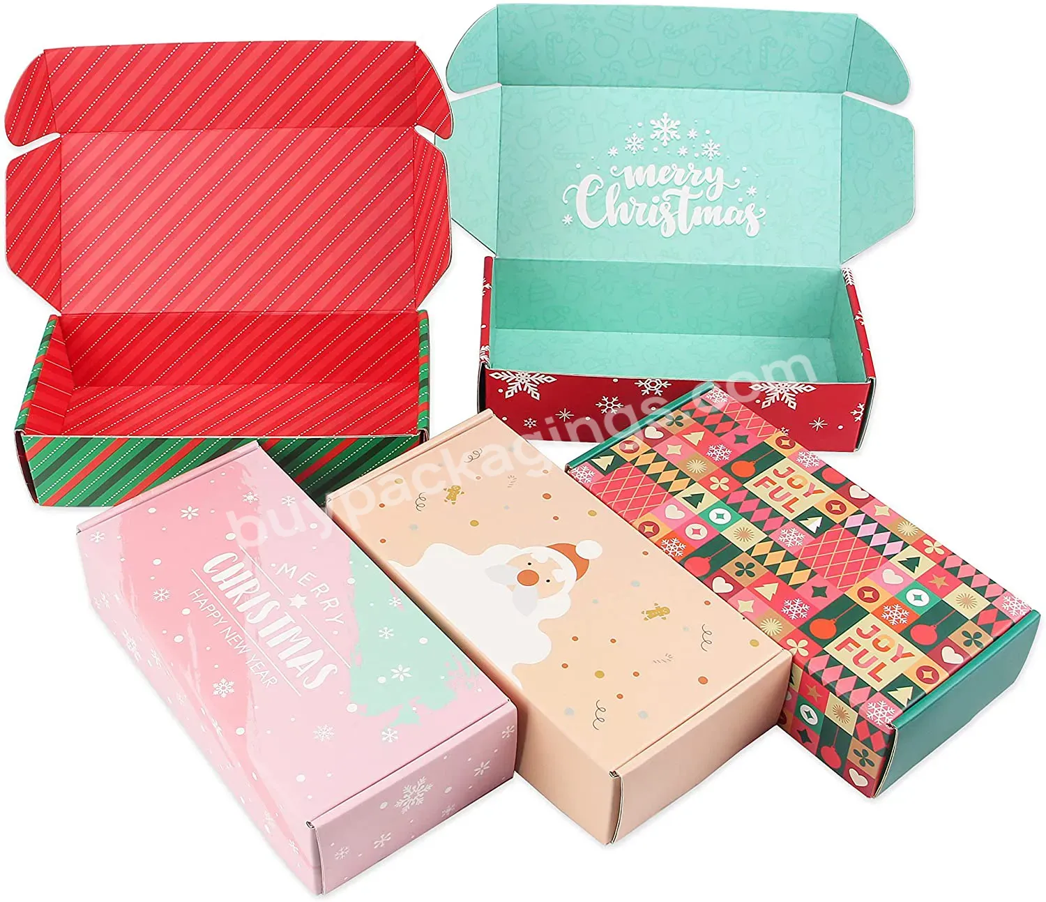Recycle Christmas Decorations Carton Paper Mailer Shipping Tuck Top Candy Packaging Boxes - Buy Eco Friendly Mailer Box Packaging Shipping Boxes Custom Logo,Kraft Packaging Eco Friendly Packaging Subscription Box Packaging,Paper Box Packaging Custom