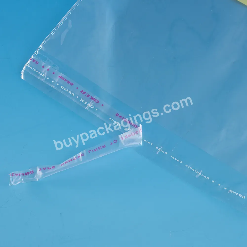 Recycle Custom Color Printed Clear Self Adhesive Seal Opp Plastic Bag - Buy Opp Plastic Bag,Clear Self Adhesive Seal Opp Plastic Bag,Custom Color Printed Bag.