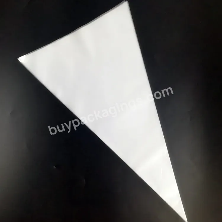 Recycle Piping Bag Cellophane Packaging Bags Cpp Material Good Quality Clear Cream Cone Packaging Bag - Buy Cellophane Bags,Piping Bag,Cream Cone Bag.