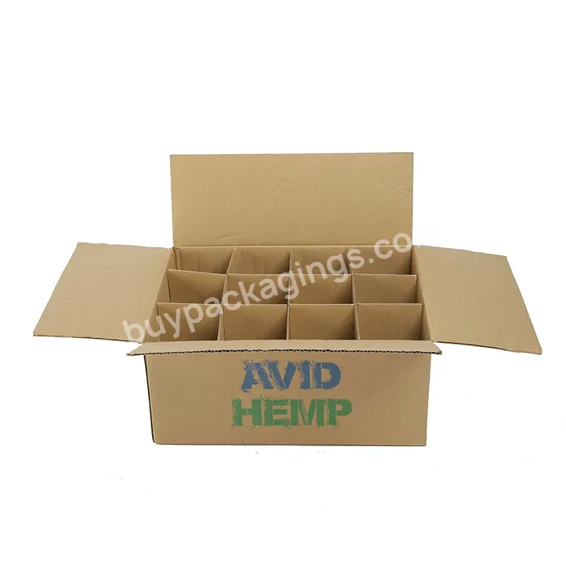 Recycled 6 Bottle Cardboard Crate Shipping Carton Box With Paper Insert - Buy Recycled 6 Bottle Wine Beer Shipping Carton Box With Paper Insert,Boxes For Shipping Wine Glasses,Six Bottle Packaging Box.