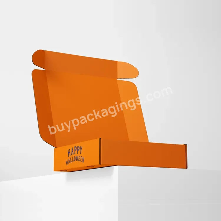Recycled Corrugated Paper Foldable Shipping Custom Logo Printed Halloween Candy Cosmetic Packaging Mailer Box - Buy Cosmetic Packaging Paper Shipping Boxes,Designer Custom Packaging Recycled Corrugated Paper Boxes With Logo Printed,Custom Logo Shippi