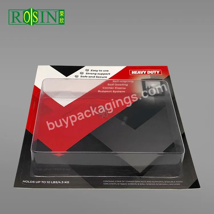 Recycled Custom Printing Insert Card Plastic Blister Package Hardware Slide Blister Clamshell Packaging - Buy Heat Sealing Blister Tray,Hardware Packaging Blister,Blister Pacakging Box With Paper Card.