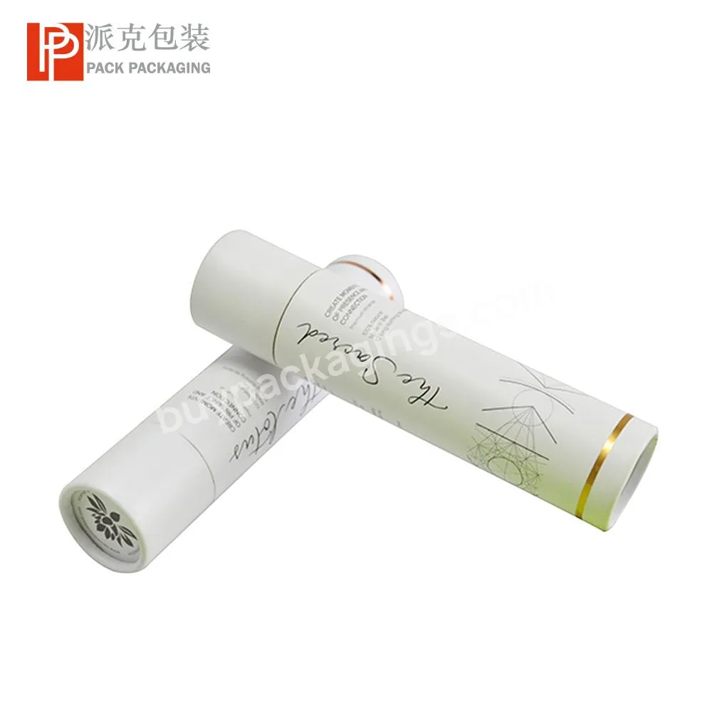 Recycled eco friendly toothpaste tablets packaging natural kraft cylinder paper tube