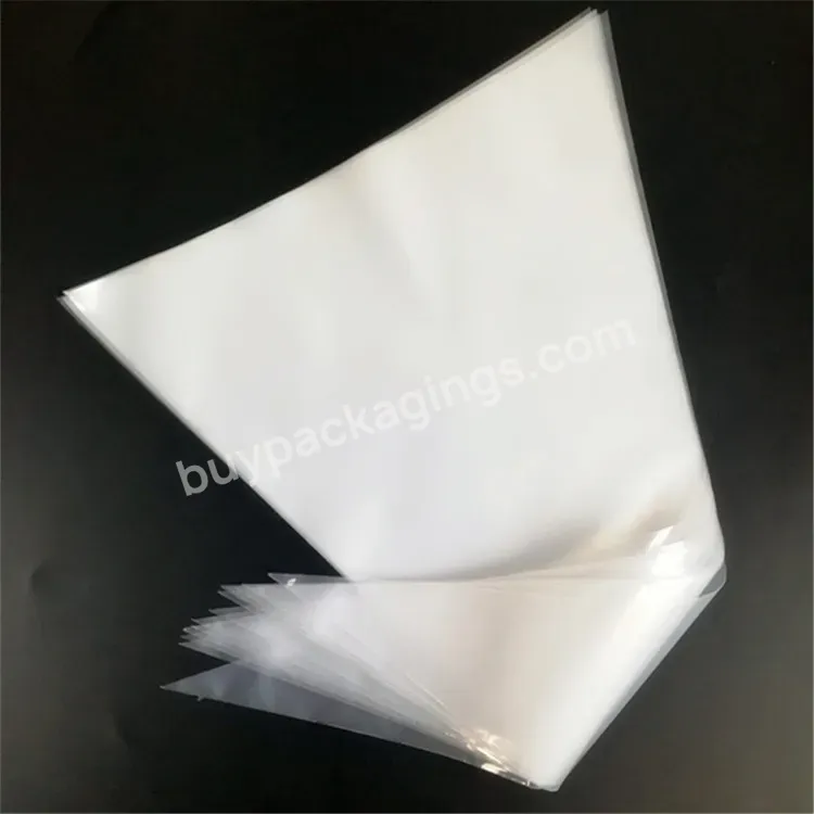 Recycled Material Piping Bag Opp Or Cpp Packaging Bags High Quality Clear Cream Cone Packaging Bag - Buy Recycled Bags,Piping Bag,Cream Cone Bag.