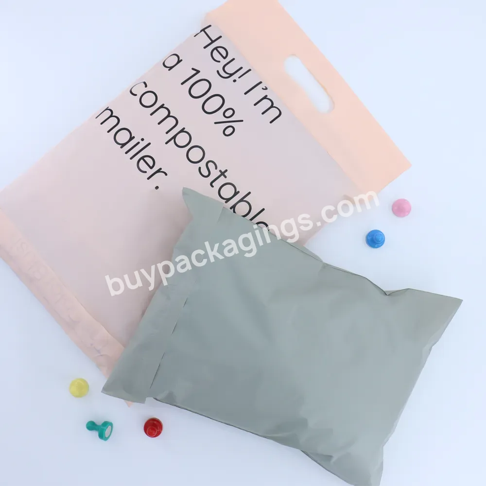 Recycled Wholesale Custom Double Strip Biodegradable 100% Compostable Postage Postal Courier Shipping Bag For Garment - Buy Mailer Bag With Double Adhesive,Compostable Postage Bag,T-shirt Shipping Bag.