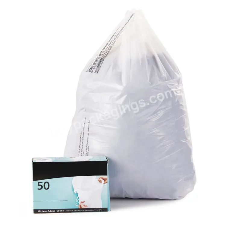 Recycling Waste Plastic Bag For Toilet Paper Packaging Garbage White Transparent Bag Vest Handle Tshirt Kitchen Trash Bags - Buy Plastic Bag For Toilet Paper Packaging,Garbage Transparent Bag,Kitchen Trash Bags.