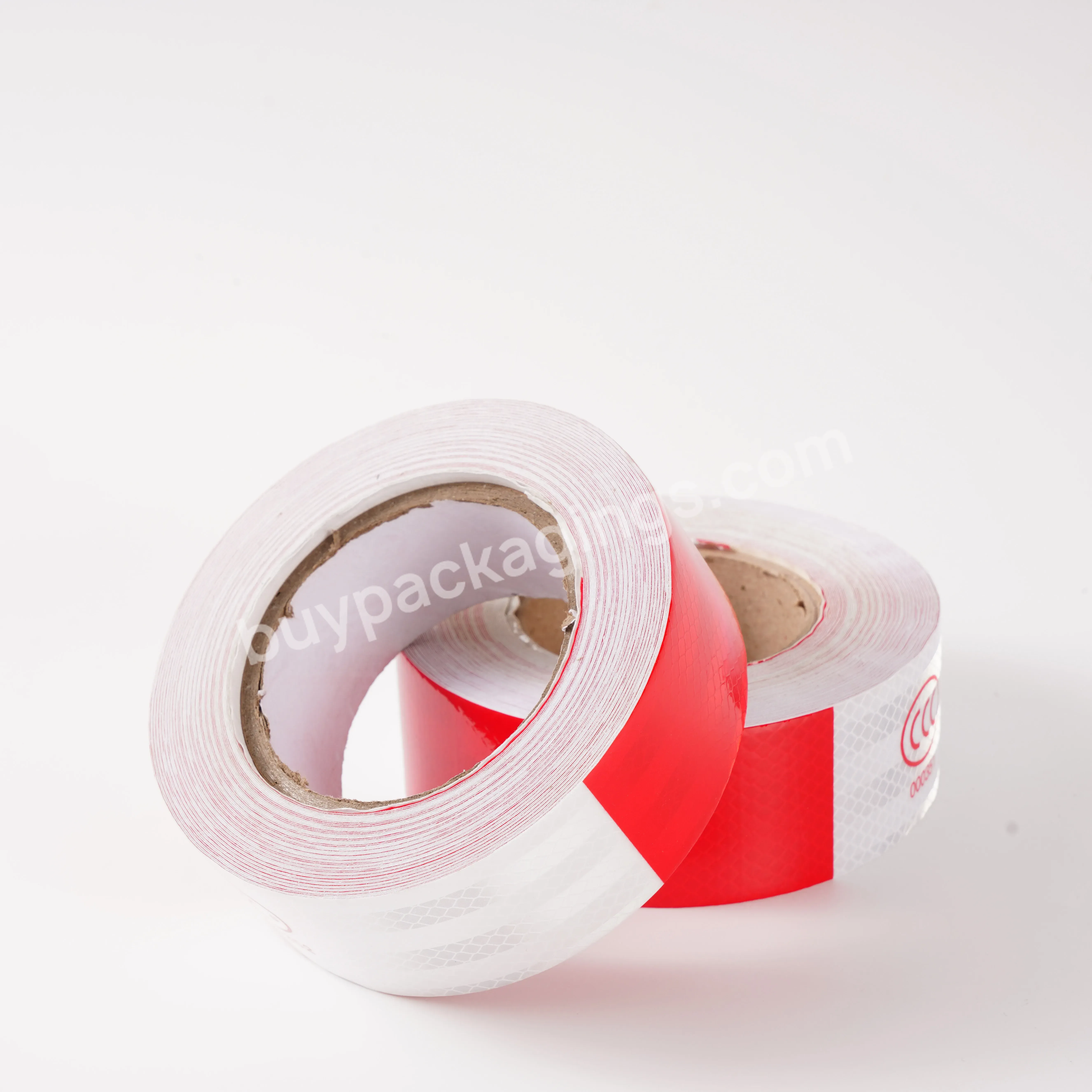 Red And White Reflective Warning Reflective Material Tape For Vehicle Driving - Buy Conspicuous Vehicle Reflective Tape Product,Reflective Tape For Car,Adhesive Reflective Tape.