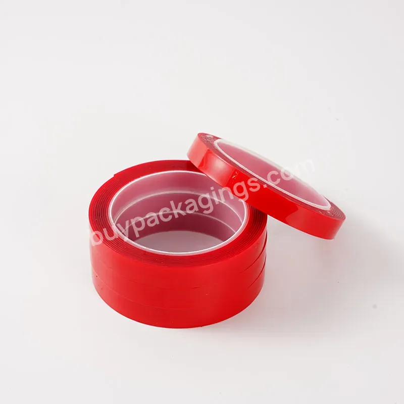 Red Film Transparent Tape Waterproof Nano Transparent Acrylic Double-sided Traceless Strong Car Glass Wall Tape - Buy Car Detailing Tape,Wall Measuring Tape,Great Wall Measuring Tape.