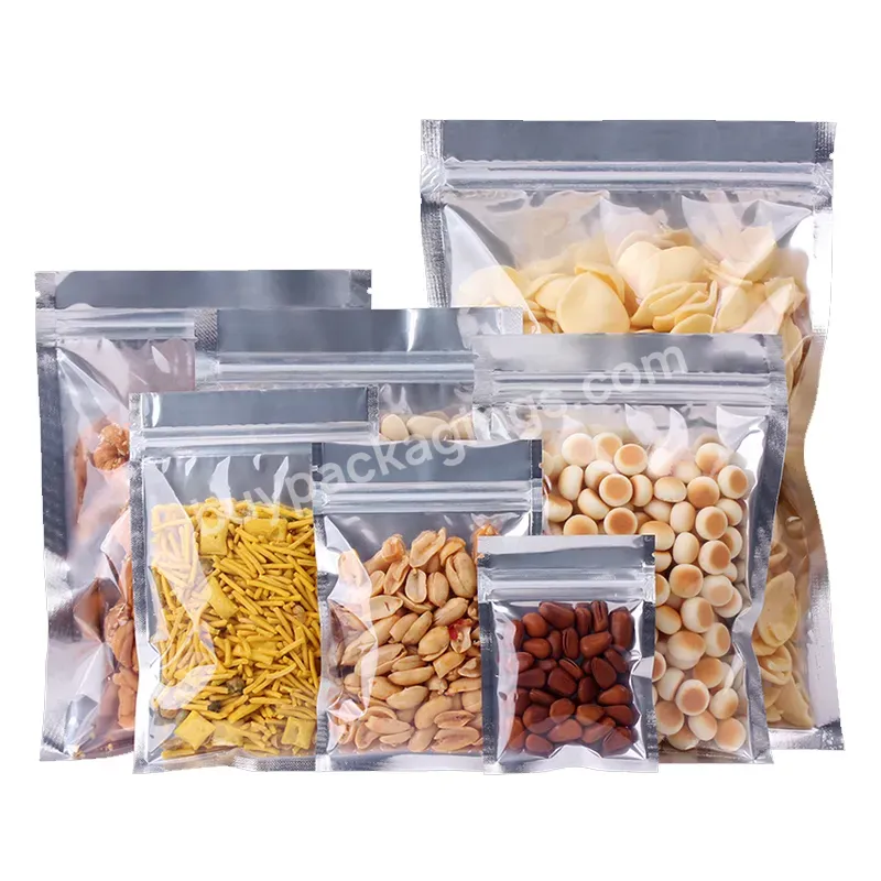Reliable Supply Resealable Plastic Stand Up Foil Coating Inside Transparent Biodegradable Plastic Bag - Buy Biodegradable Plastic Bag,Transparent Plastic Bag,Resealable Plastic Bags.