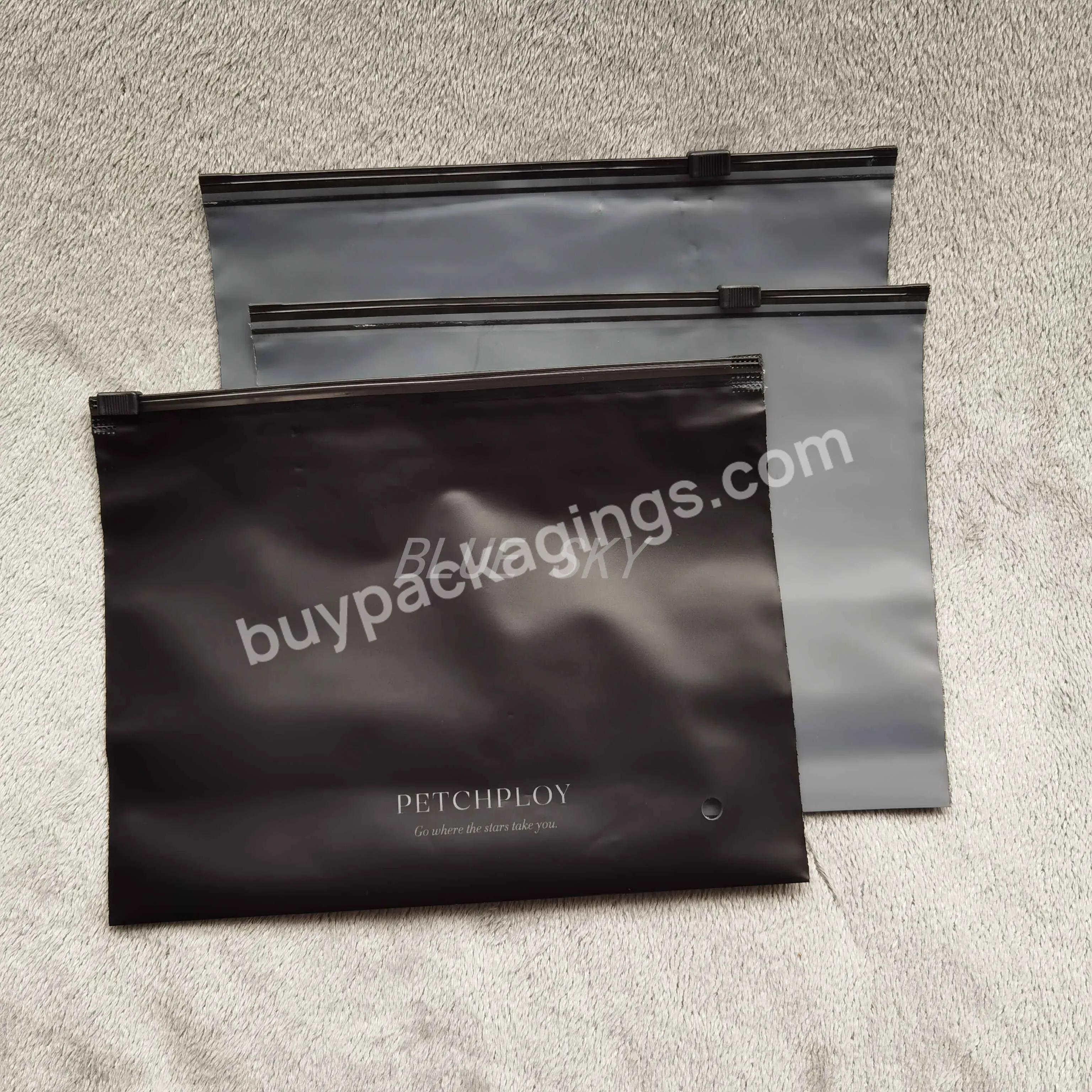 Repeated Use Of Custom Black Printed Pvc Bags Frosted Holographic Color Laser Plastic Zipper Ziplock Clothing/makeup Bags - Buy Holographic Cosmetic Bag,Plastic Saree Bags,Pvc Clothing Packaging.