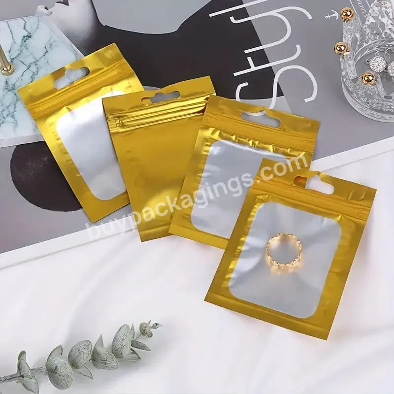 Resealable Packaging Smell Proof Mylar Bags With Clear Window,Heat Seal Foil Pouch Ziplock Bags For Food Storage - Buy Sugar Packaging Bag.