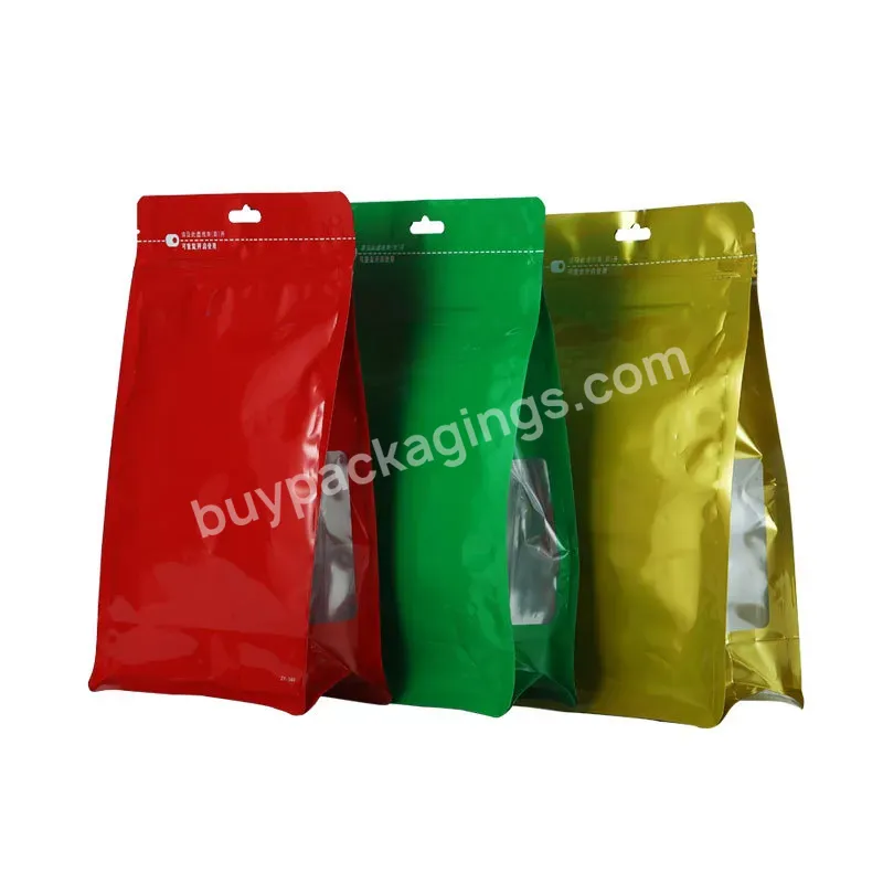 Resealable Zipper Flat Bottom Packing Stand Up Zip Lock Side Gusset Coffee Packaging Pouch Bag With Valve - Buy Flat Bottom Pouch,Side Gusset Pouches,500g 1kg Flat Bottom Protein Powder Bag.