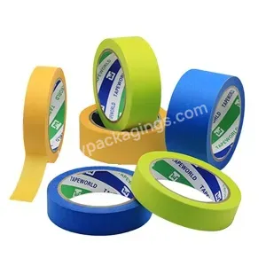 Resist 150 Degree High Temperature Japanese Flat Paper Washi Masking Tape For Car Repair Paint Masking Without Residue - Buy Washi Masking Tape Paint Masking Tape For Industrial And Automotive Applications,Hot Sale General Purpose Washi Tape For Hous