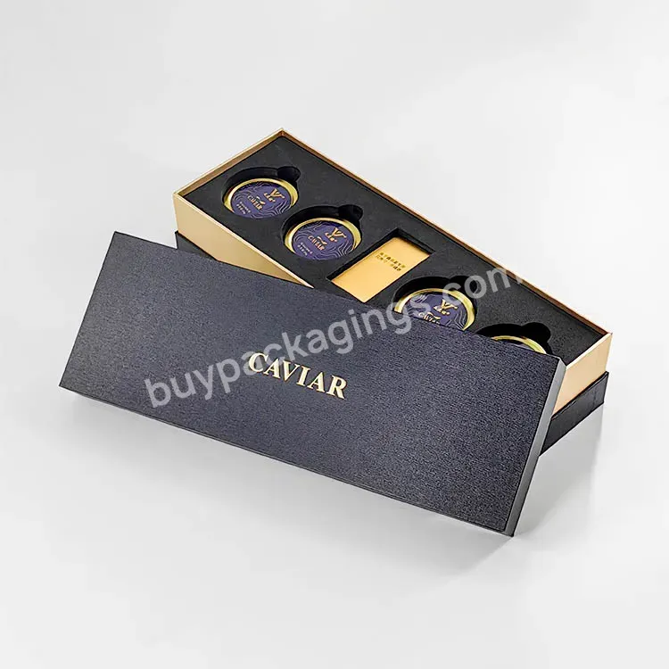 Retail Manufacturer Wholesale Custom Logo Colorful Design Folding Box Caviar Gift Box - Buy Retail Manufacturer Customized Print Excellent Black Paper Boxes Caviar Package,China Manufacturer Luxury Custom Printed Logo Cheaper Paper Boxes Caviar Gift