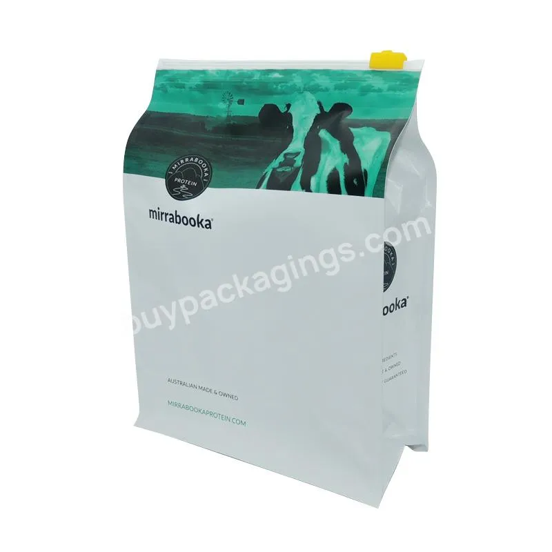 Reusable 10kg 15kg Pet Food Bags Kraft Paper Plastic Stand Pouch Storage Bag For Dog Cat Food Slider Zipper Bag