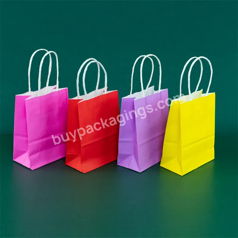 Reusable Black Soft Color Paper Bag With Handles Custom Logo Festival Gift Shopping Kraft Paper Stand Up Bag Wholesale - Buy Kraft Paper Shopping Bag,Kraft Paper Handle Bags,Black Kraft Paper Bag.