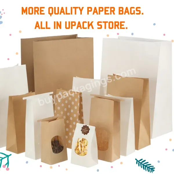 Reusable Food Grade Kraft Paper Bag With Clear Window Custom Made Paper Bag With Logo - Buy Kraft Paper Bag With Clear Window,Reusable Kraft Paper Bag,Custom Made Paper Bag With Logo.