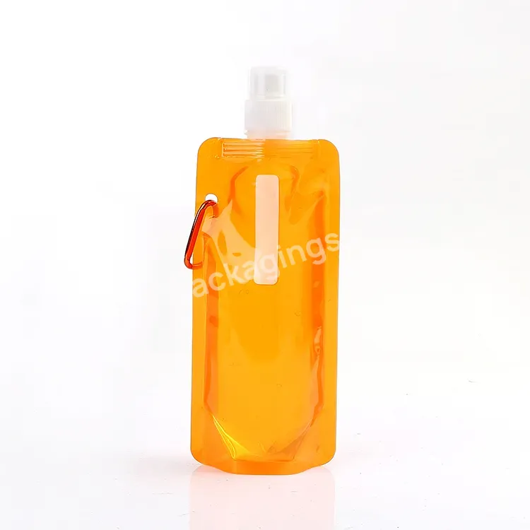 Reusable Food Pouch Transparent Spout Stand Up Pouch With Funnel Clear Drink Bags Beverage Liquid Juice Milk Coffee Nozzle Bag - Buy Reusable Food Pouch,Juice Spout Pouch,Reusable Spout Pouch.