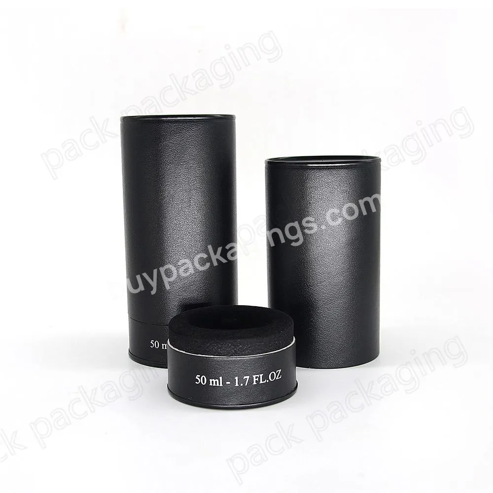 Round Cardboard Cylinder Paper Tube Fragrance Perfume Box for Perfume Bottle Essential Oil Bottle  Packaging