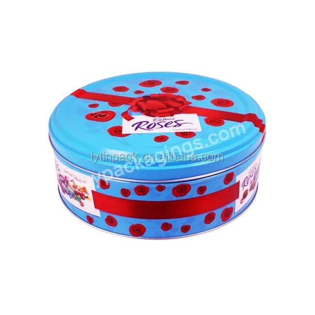 Round Metal Packaging Boxes For Biscuit Tin Cookie Can - Buy Round Tin Packaging Boxes For Biscuit,Food Packaging Boxes,Small Packaging Boxes.