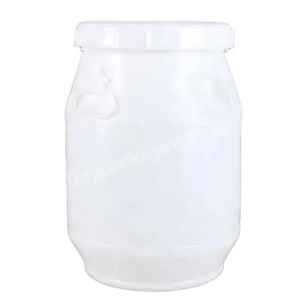 Round Plastic Drum 25l Empty Chemical Barrel With Lid And Handle
